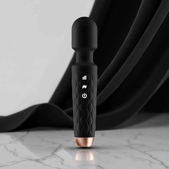 Personal Massager for Women - Quiet Handheld 4-Hour Cordless Percussion Body Massager for Deep Back Relief 8-Speed &amp 20-Mode