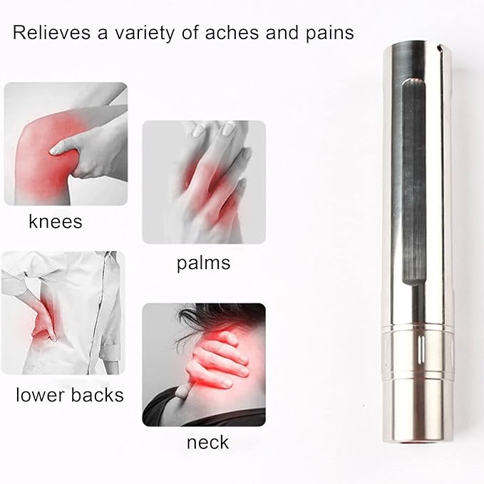 Infrared Therapy Flashlight 630nm 660nm 850nm Stainless Steel with Sling for Ankle Alleviate Discomfort