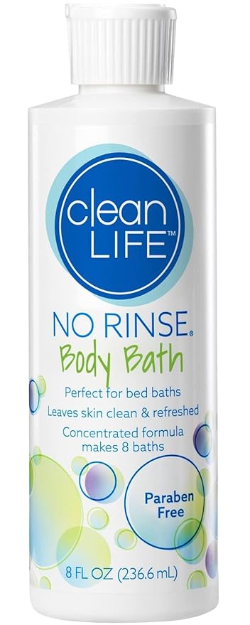 No-Rinse Body Bath 8 OZ (PACK OF 2)