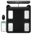 Body Fat Scale with Handles 8-Electrode Smart Body Composition Scale for Home Use Segmental Body Analysis Sync with Apple Health 400 lb Capacit
