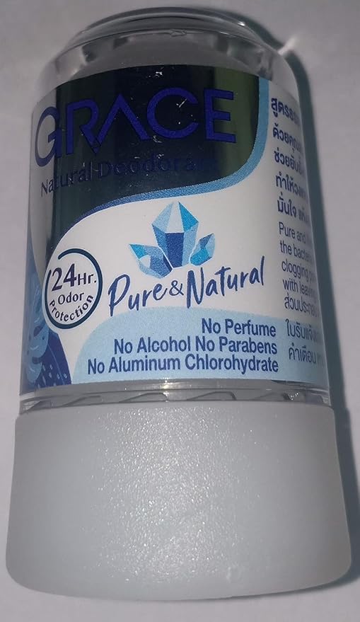 Alum stone deodorant natural 70 g. By naveenana shop.