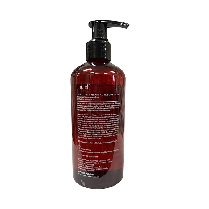 The Elf Nano White Shower Gel Aloe Vera Niacinamide Panthenol Collagen 275ml