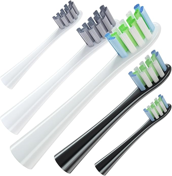 5pcs Replacement Brush HeadsCompatible for Toothbrush Heads for Oclean X Pro Digital X Lite X10 X Ultra Air2 F1(5 Blue)