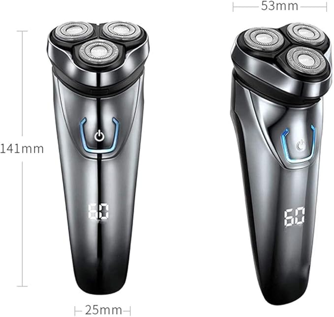 Electric Razor for Men Shavers for Men Rotary Shaver Razor Wet and Dry with Pop-Up Trimmer IPX7 Waterproof USB Rechargeable