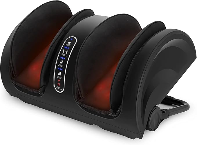 Snailax Shiatsu Massage Cushion with Heat Massage Chair Pad Kneading Back Massager for Home Office Seat use Foot Massager Machine with Heat