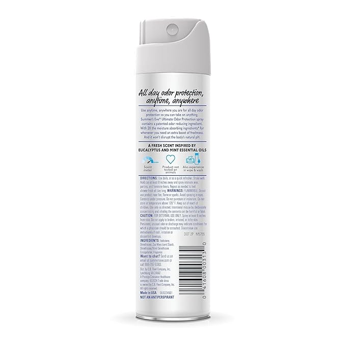 Summer's Eve Ultimate Odor Protection Feminine Spray 2 OZ (Pack of 3)