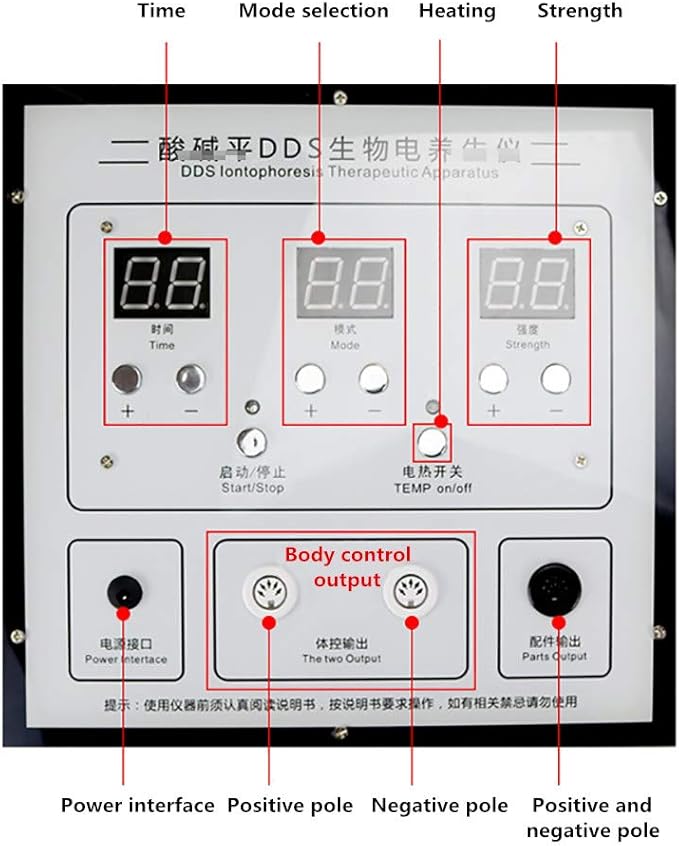 Multi-Function Meridian Electrotherapy DDS Bio-Electric Acid and Alkali Flat Massager Beauty and Physiotherapy Home