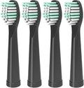 10PCS Replacement Heads Compatible for Fairywill D7 / D8 Fw507 508 551 917 959 D1 D3 Black Toothbrush Heads