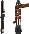 Prizm 1.25inch/32mm Automatic Curling Iron for Big Curler Rotating Curling Wand Up to 450°F LCD Display Auto-Shut Off &amp Dual Voltage Negative Ion