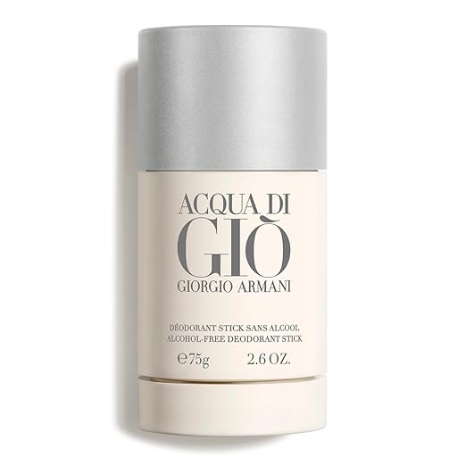 Armani beauty - Acqua di Gio -Deodorant - Cologne for Men - Long Lasting Fragrance with Bergamot notes Jasmine White Musks Patchouli &amp Cedarwood – 2.6 Oz