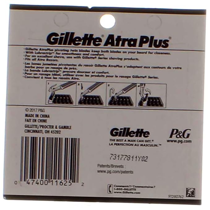 Gillette Atra Plus Cartridges 10 CT (Pack of 3)