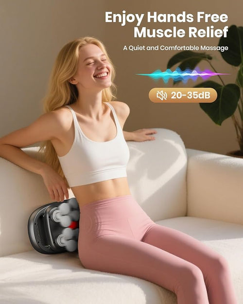 16-Head Massage Gun Deep Tissue Back Massager with 99 Adjustable Intensities &amp 9 Modes Electric Percussion Massager Gun Tool for Back/Shoulders/Legs/Arms/Neck (16 Head)