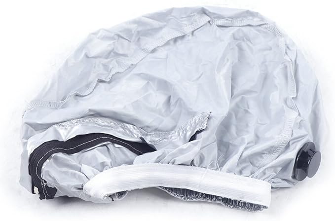 10PCS Silver Steamed Hair Hat for 500W Vertical Nano Salon Hair Steamer 5 Large Hats + 5 Small Hats (for Hair Steamer C)