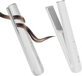 Mini Portable Cordless Hair StraightenerUSB RechargeableRapid Heating can Work continuously for 40 MinutesWireless Curling Iron for Travel (White)