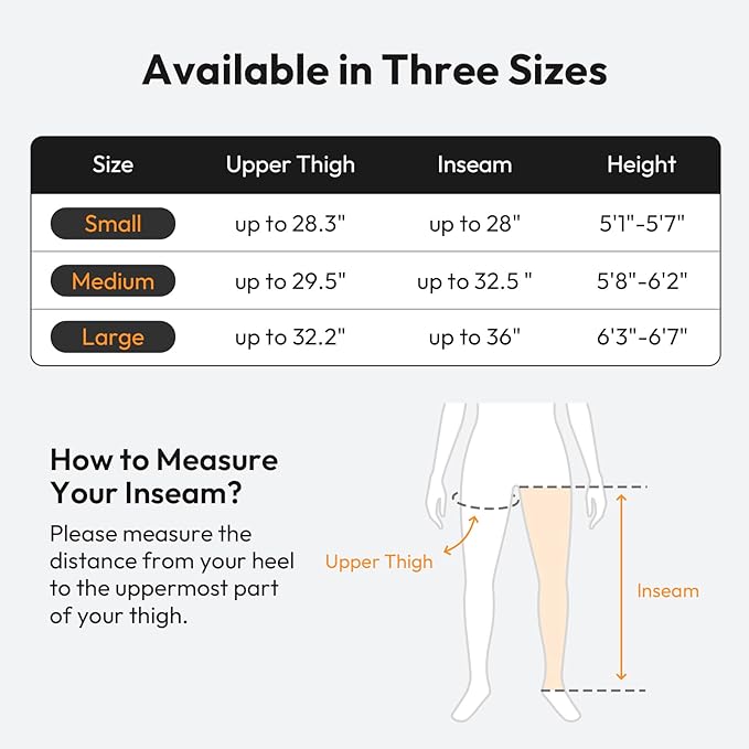 QUINEAR Cordless Leg Recovery System with 5-Zone Air Compression Leg Massager for Circulation with 11 Levels &amp 3 Modes Compression Boots for Athletes Officer Elderly(Small)