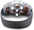 Electric BianStone Abdominal Kneader Stomach Massager 2000 MAh Long Battery Life 5 Modes 3 Levels of Intensity Relief of Abdominal Back Neck and Leg Pains for Home/Abdominal Pain
