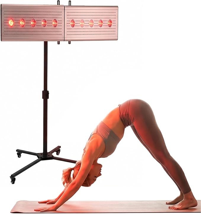 Near Infrared Light Stand Adjustable Height &amp Any Angle Infrared Light Panel Stand with Wheel Locks 44 Lb Load Capacity Gift Idea for Mom Women Wife Sister Girlfriend