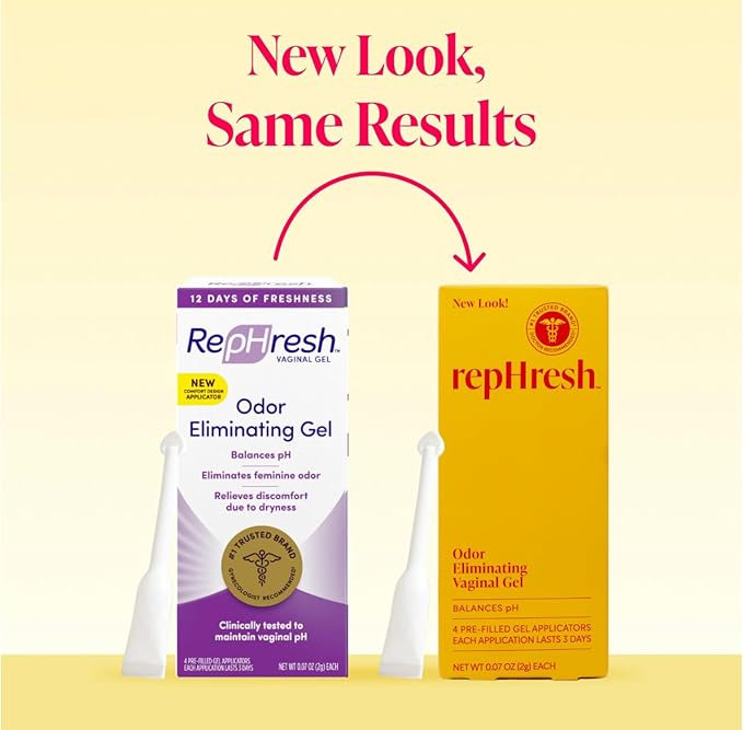 RepHresh Vaginal Gel 0.07 oz 12 Prefilled Applicators (Pack of 3)