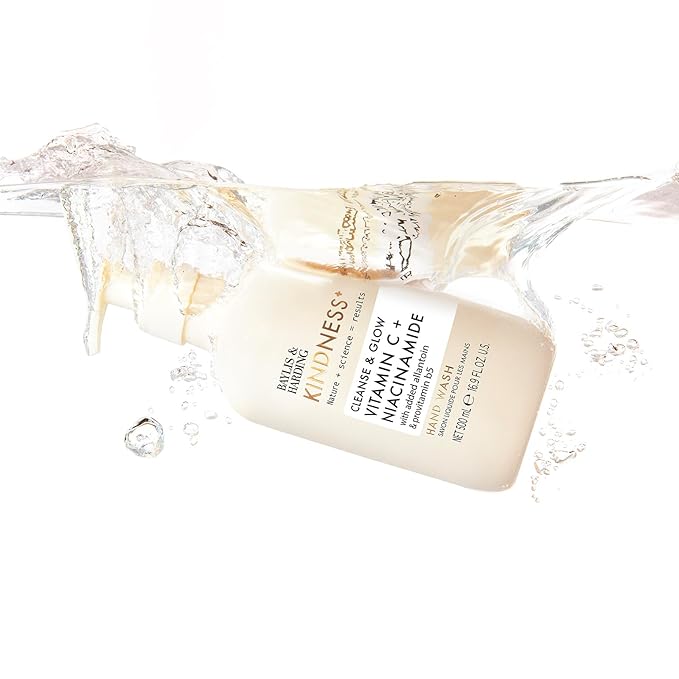 Baylis &amp Harding Kindness + Vitamin C &amp Niacinamide Orange &amp Mango Fragrance 16.9 fl. oz Cleanse &amp Glow Hand Soap (Pack of 3) - Biodegradable Formula - Vegan Friendly