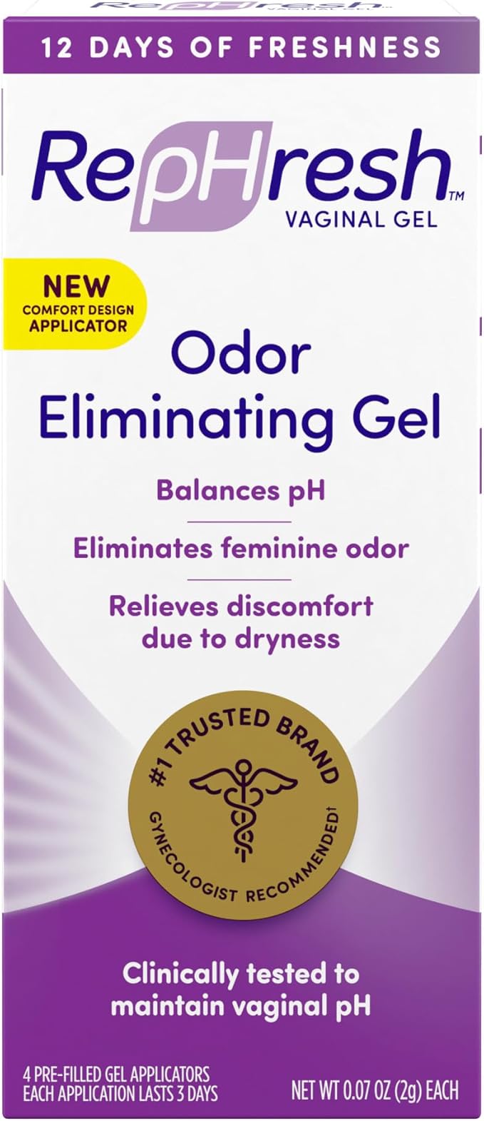 Dorzu RepHresh Vaginal Gel (4ct) and Summer's Eve Feminine Douche (2 Units)