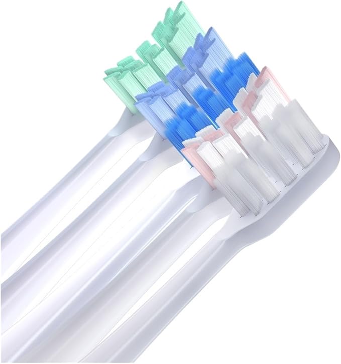 Replacement Brush Heads Compatible for T300/T500/T700 12PCS Tooth Soft Bristle Caps Package Nozzles(Pink)