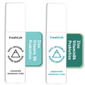 FreshCult Unscented and Peppermint Set - Natural Deodorant Spray - Zero Stain - Sensitive Skin - Aluminum Free - Baking Soda Free