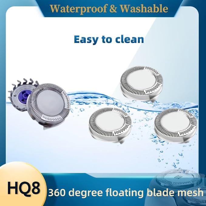 Comfortable Razor Replacement Blades Durable Shaver Blade Accessories(3 Pcs)