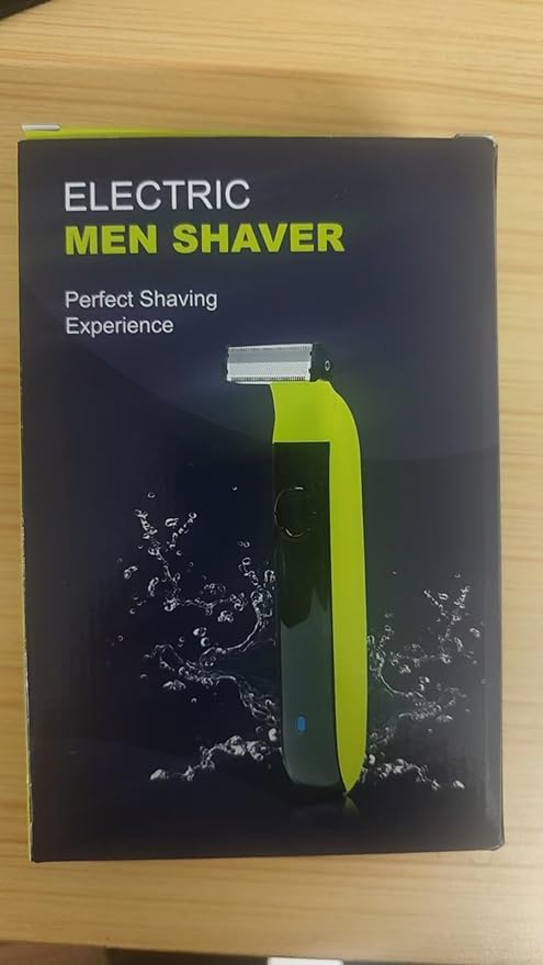 Beard Trimmer for Men - Rechargeable Hybrid Electric Shaver and Body Groomer Washable Face Shaver 4 Combs Wet/Dry Body Trimmer for Men