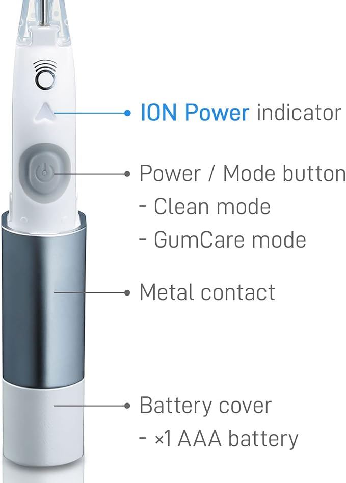 IONIC KISS IONPA DM Red Compact Ionic Power Electric Toothbrush with Travel Cap Brushing Timer 2 Modes 2 Soft Extended Filament Brush Heads Made in Japan KISS You Outdoor Camping DM-011RD