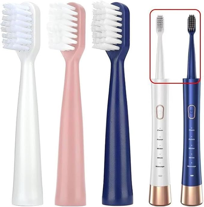 8pcs Toothbrush Replacement HeadsCompatible for ALY-HYS01W/HYUNDAI XM-806/TSOP/Royalstar/INPHIC