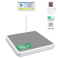 Medical Scale for Body Weight with Digital Display 660 lb Limit High Accuracy Medical Grade Floor Scale Heavy Duty kg/oz/lb Settings AC Adapter &amp Battery Included Portable Home &amp Physici