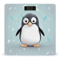 Cute Penguin Weight Scale Digital Electronic Scales Bathroom Scale Larg LCD Backlight Display High Precision MeasurementsTempered Glass