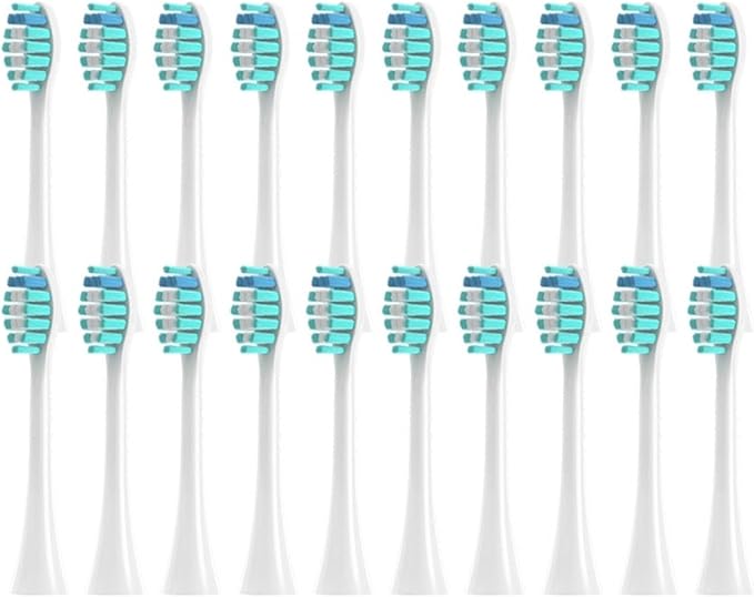 20/50/100 Pieces Toothbrush Heads Compatible for Apiyoo P7/Y8/SVP/Moon Electric Heads Vacuum Bristle Nozzle(100Yellow)