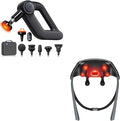 BOB AND BRAD D5 Pro Plus Massage Gun with Heat and Shiatsu Neck Massager