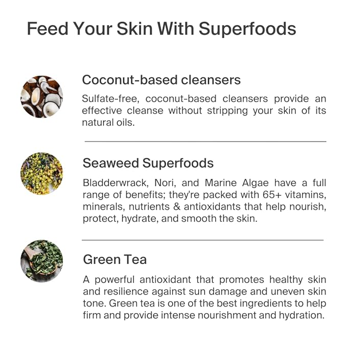 umanos Superfood Body Wash Plant Based Nourishing Body Cleanser Good for Sensitive Skin. Sulfate Free Natural Fragrance 10 oz