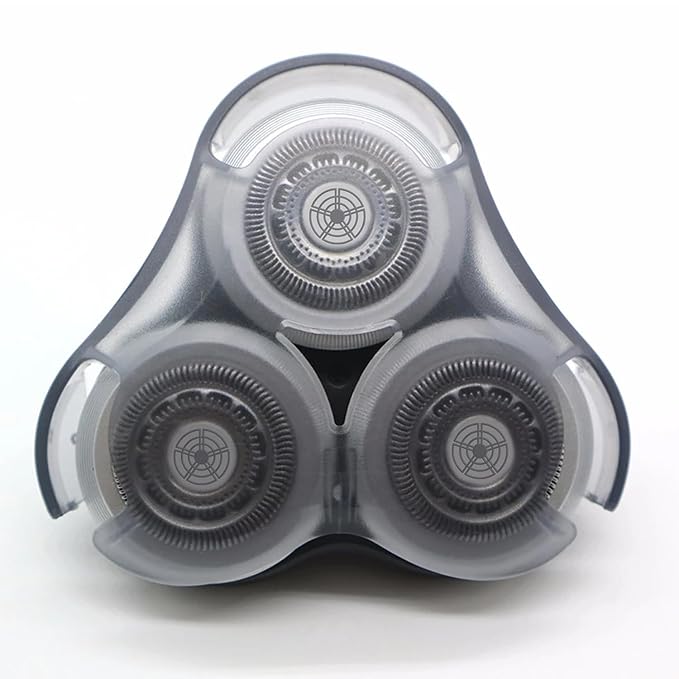 SH90 Replacement Rotary Heads for Philips Norelco Shavers Series 9000 New Version of Metal Wheel Buckle and Upgrade Double-Layer Precision Blades