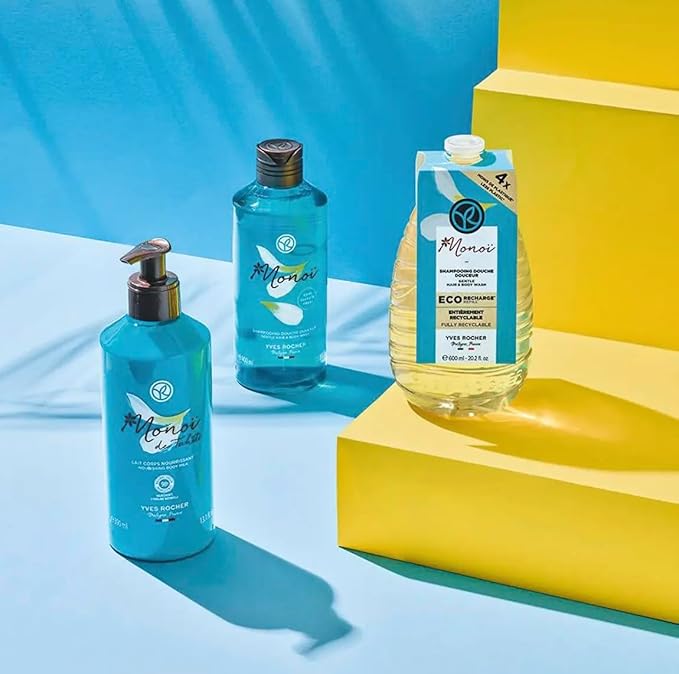 Yves Monoi Summer Nourishing Shower Gel Bath &amp Body Routine Women Men Day Care 600 ml./20.2 fl.oz.