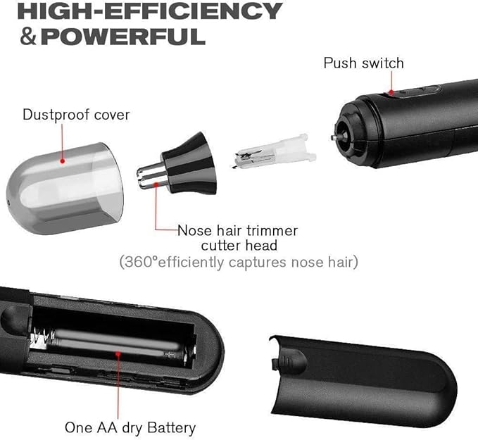 Ear and Nose Hair Trimmer ClipperNose and Ear Hair TrimmerProfessional Pain-Free Eyebrow and Visual Hair Trimmer