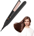 Hair Straightener for Women Ionic Straightening Iron with 3 Temperature Settings Fast Heating Flat Iron Straightener with Intelligent Power Off for All Hair Types (Black)