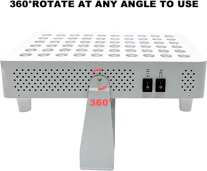 GOURIXIN Red Light Therapy at Home for Face Body 5 Wavelengths 630nm 660nm 810nm 830nm 850nm Clinical Grade Near Infrared Light Device Therapy Panel with Stand