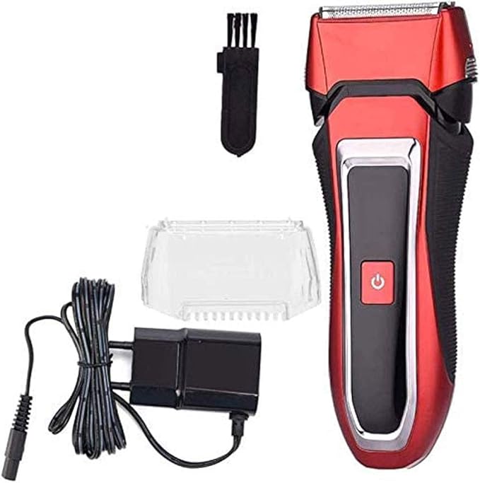 Electric Razor for Men-Rechargeable Men Professional Rechargeable Men's Shaver Waterproof Double Blade Reciprocating Binocular Electric Shaver