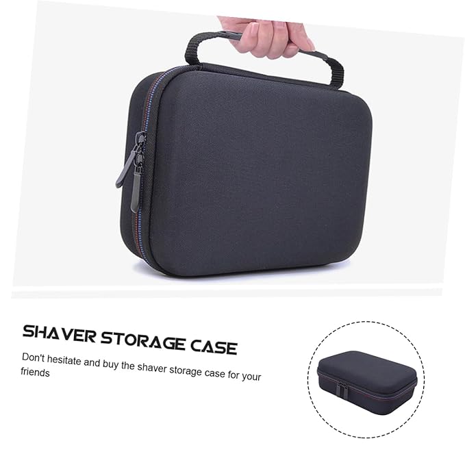 2pcs Beard Razor Storage Case Shaver Bag Travel Kit for Men Safe Razor Storage Case Compact Easy to Carry