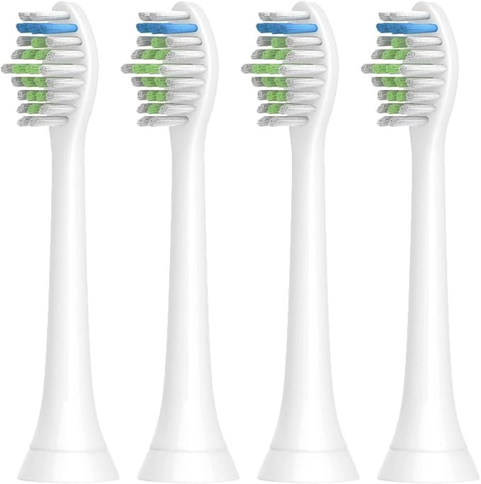 Compatible for 4pcs Replacement Brush Head Compatible with PH Sonic Care Diamondclean Electric Toothbrush(1)