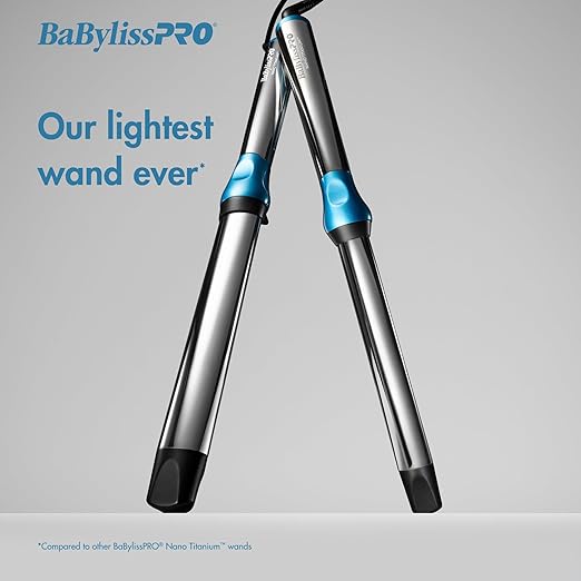 Nano Titanium Oval Barrel Curling Wand for All Hair Types