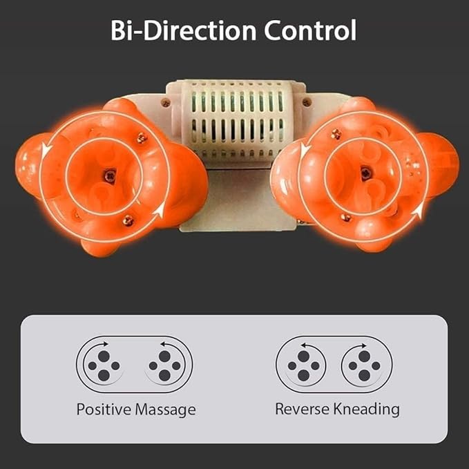 Back and Neck MassagerShiatsu Shoulder MassagerElectric Deep Kneading Massage with Heat Massage for Muscle Relief Tired Back Neck Shoulder &amp Legs