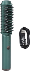 Pilipane Portable Mini Cordless Hair Straightener with Travel Size USB Rechargeable 2600mAh Hot Hair Straightener Brush Professional Heated Brush for Short Hair