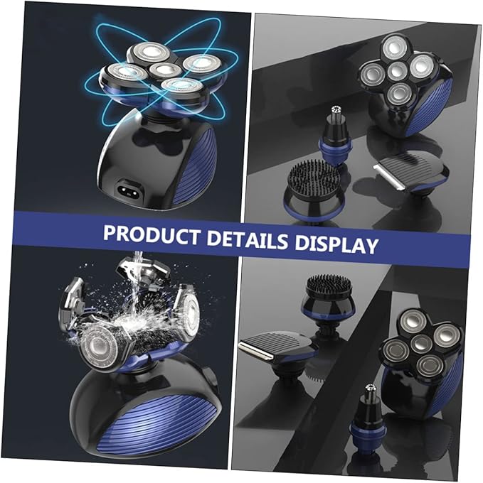 Electric Trimmer USB Shaver for Men Portable Beard Nose Hair Grooming Kit Fast Shaving for Home Use