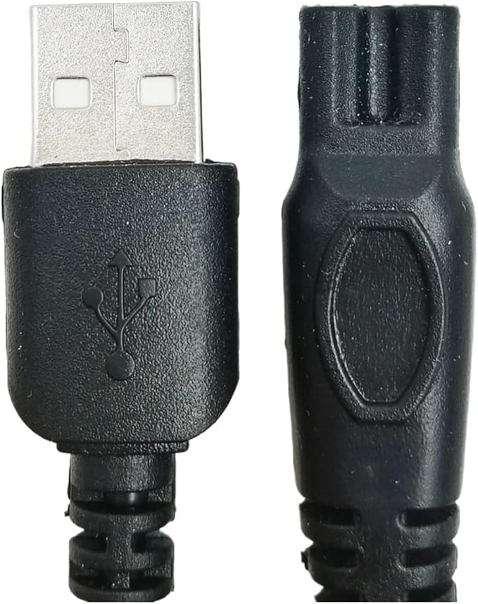 USB Charging CableCompatible for PhilipsElectric Shaver Hq9 HQ8 HQ8505 AT895 S5000 HQ7310 HQ6070 PT720 PT725 AT798 HQ8140.