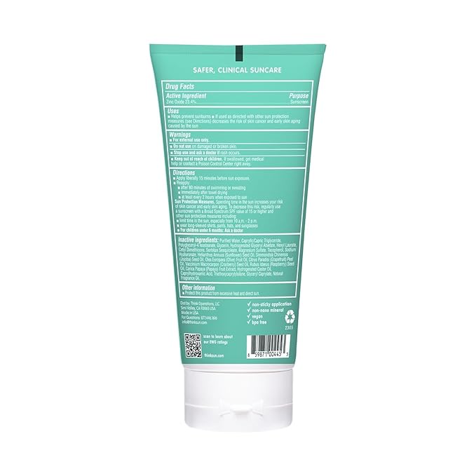 2 Pack of Thinksport Sunscreen SPF 50+ 6 Ounce