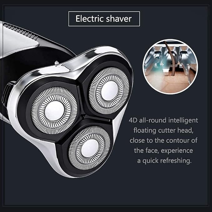 Electric Razor for Men - 4 in 1 Shavers for Men - USB Rechargeable Electric Shavers for Men - Cordless Waterproof Hair Trimmer for Men (110V-240V)